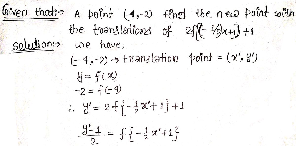 Algebra homework question answer, step 1, image 1